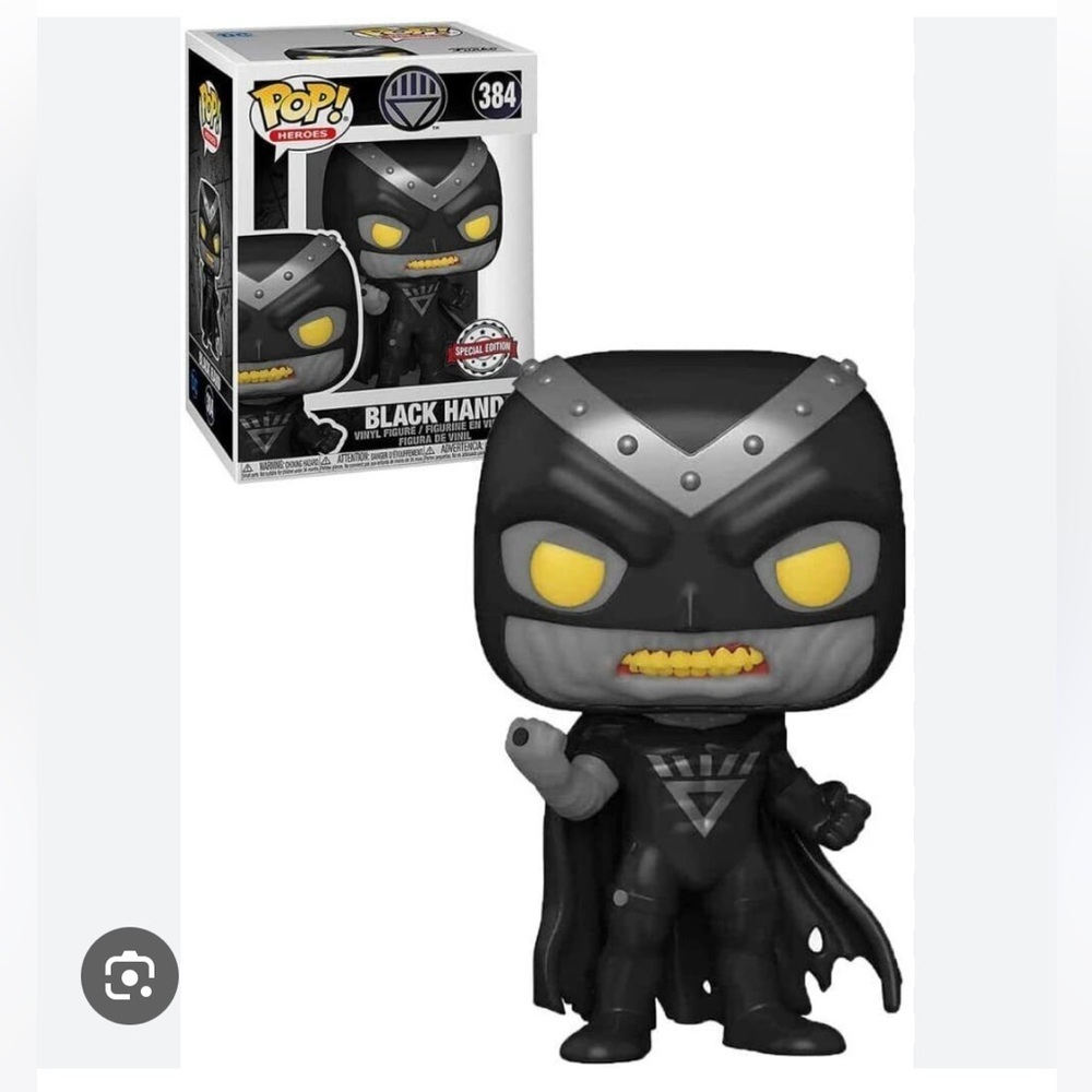 NWT Funko Pop Black Hand Vinyl Figure 384